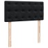 Cama box spring individual con colchón tela
