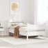 Estructura de cama con cabecero madera de pino blanco