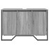Armario lavabo baño madera ingeniería gris Sonoma 91x35x60