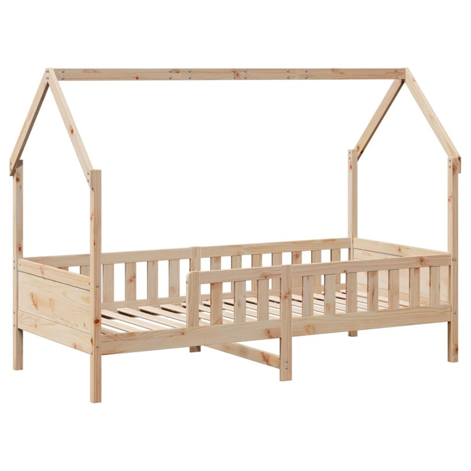 Estructura de cama infantil con cajones madera pino 90x190