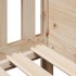 Estructura de cama infantil con cajones madera pino 90x190