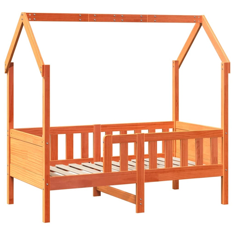 Estructura de cama para niños con cajones madera pino 70x140