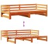 Sofá cama nido con cajones madera maciza de pino 90x200
