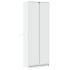 Aparador con LED madera de ingeniería blanco 74x32,5x200