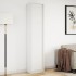 Aparador con LED madera de ingeniería blanco 41,5x32,5x200