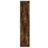 Aparador LED madera ingeniería roble ahumado 41,5x32,5x200