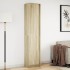 Aparador con LED madera ingeniería roble Sonoma