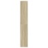 Aparador con LED madera ingeniería roble Sonoma
