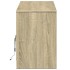Mueble de TV LED madera de ingeniería roble Sonoma 140x34x50