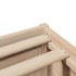 Estructura de cama con cabecero madera maciza pino 75x190