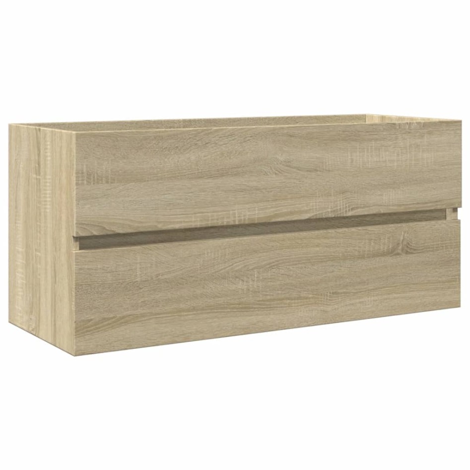 Set de muebles de baño 2 pzas cerámica y madera de
