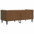 Sofá Chesterfield de 2 plazas piel de ante sintético