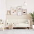 Sofá Chesterfield 2 plazas con cojines terciopelo blanco