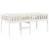 Cama para niños sin colchón madera maciza pino blanca 90x190
