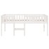 Cama para niños sin colchón madera maciza pino blanca 90x190