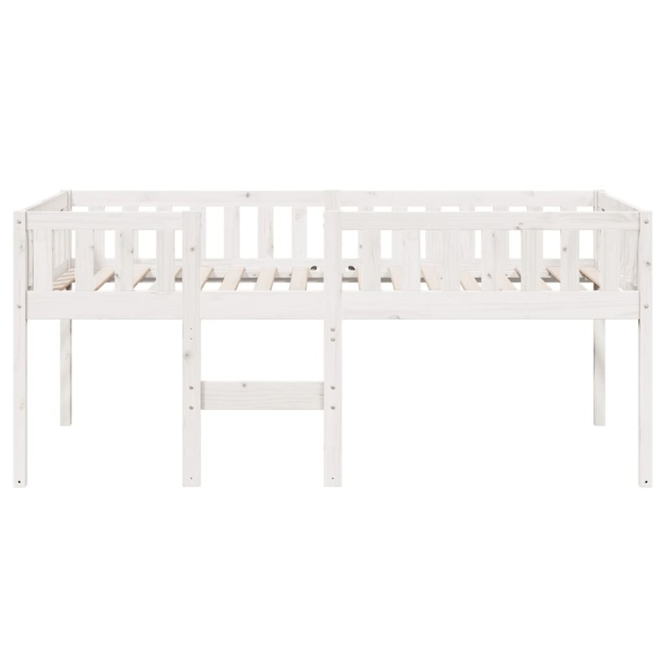 Cama para niños sin colchón madera maciza pino blanca 90x190