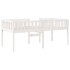 Cama para niños sin colchón madera maciza pino blanca 90x190