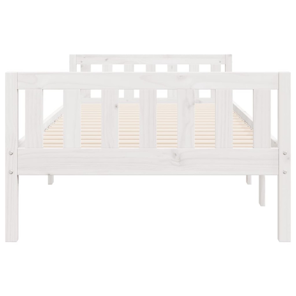 Cama para niños sin colchón madera maciza pino blanca 80x200