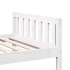 Cama para niños sin colchón madera maciza pino blanca 80x200