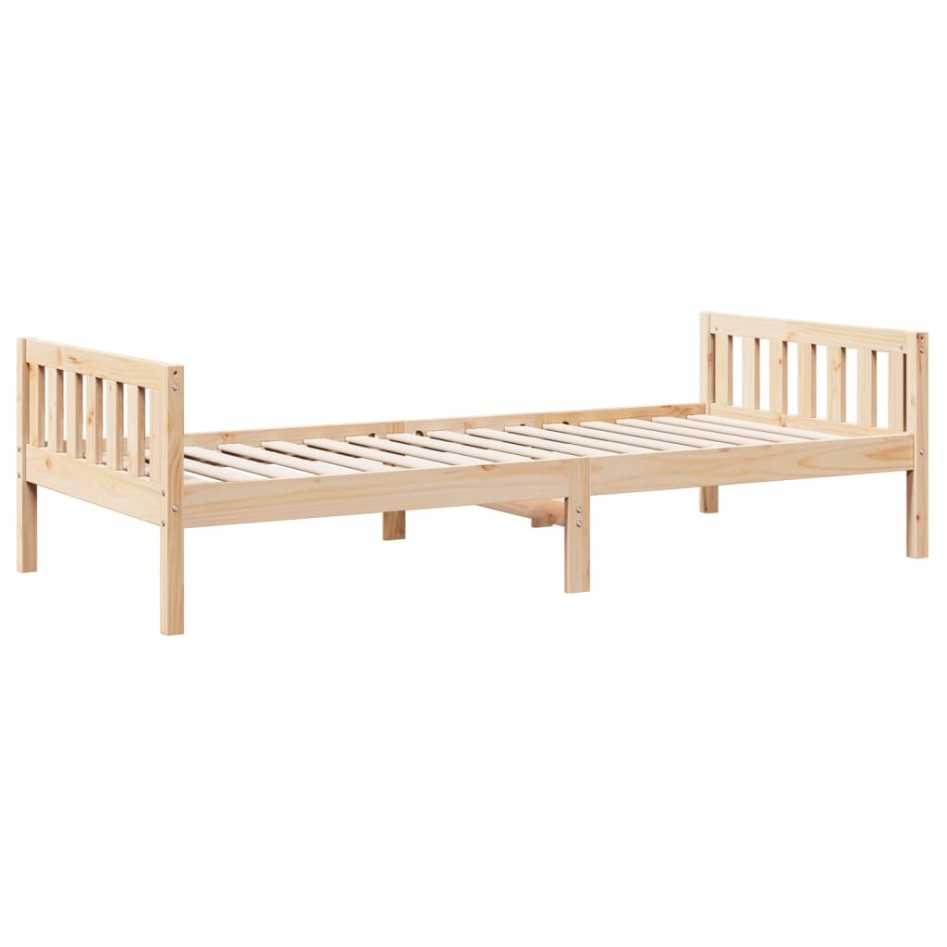 Cama para niños sin colchón madera maciza de pino 90x200
