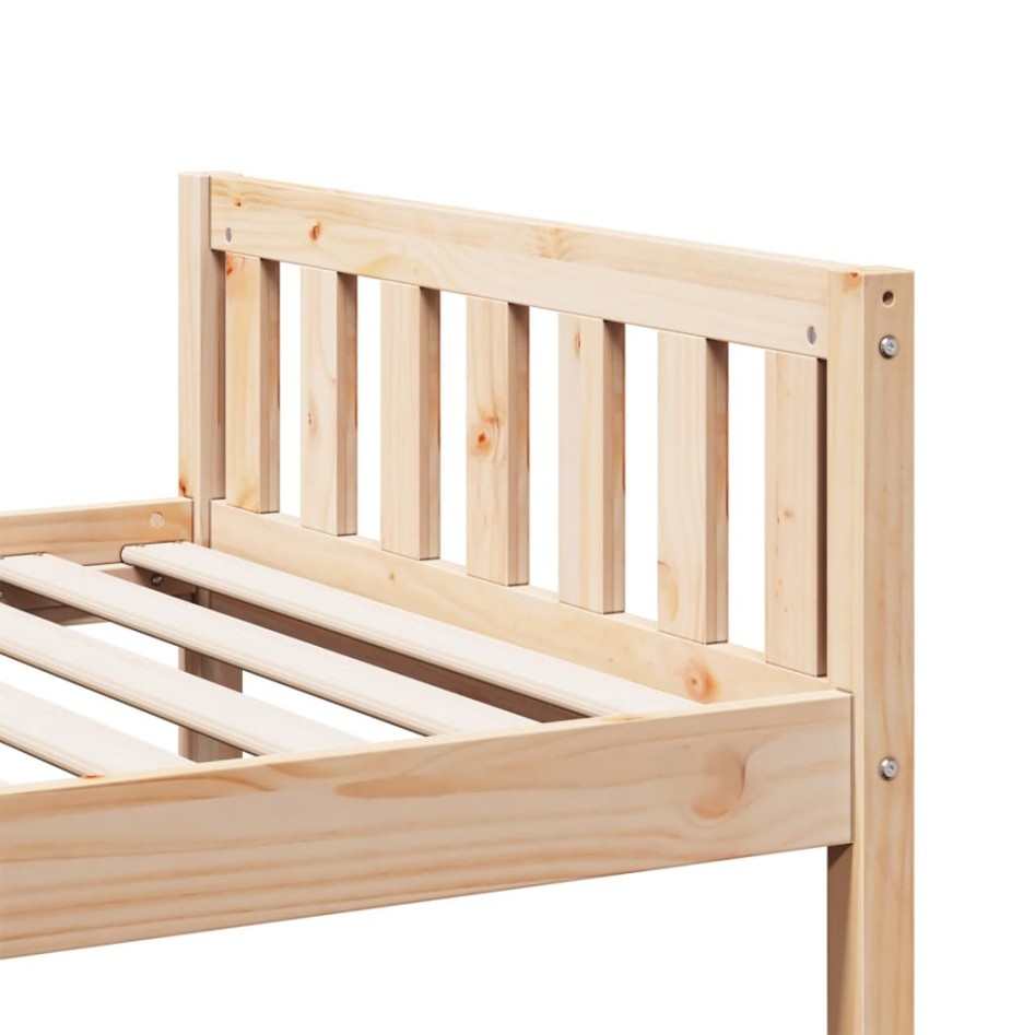 Cama para niños sin colchón madera maciza de pino 90x200