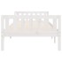 Cama para niños sin colchón madera maciza pino blanca 90x190