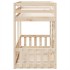 Litera de madera maciza de pino 75x190