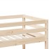 Litera de madera maciza de pino 75x190