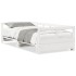 Sofá cama sin colchón madera maciza de pino blanco 90x200