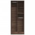 Armario madera de ingeniería color roble marrón 80x50x200