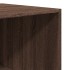 Armario madera de ingeniería color roble marrón 80x50x200