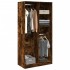 Armario madera contrachapada color roble ahumado 100x50x200
