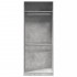 Armario de madera de ingeniería gris hormigón 80x50x200
