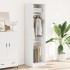 Armario de madera contrachapada blanco 50x50x200