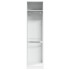 Armario de madera contrachapada blanco 50x50x200