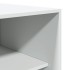 Armario de madera contrachapada blanco 50x50x200