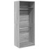 Armario de madera de ingeniería gris Sonoma 80x50x200