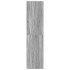 Armario de madera de ingeniería gris Sonoma 80x50x200