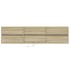 Mueble de TV de pared con LED roble Sonoma 180x31x45