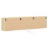 Mueble de TV de pared con LED roble Sonoma 180x31x45