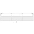Mueble de TV de pared con LED blanco 180x31x45