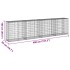 Cesta de gaviones con cubierta hierro galvanizado 400x50x100