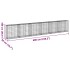 Cesta de gaviones con cubierta hierro galvanizado 600x50x100