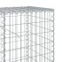 Cesta de gaviones con cubierta hierro galvanizado