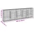 Cesta de gaviones con cubierta hierro galvanizado 500x50x150