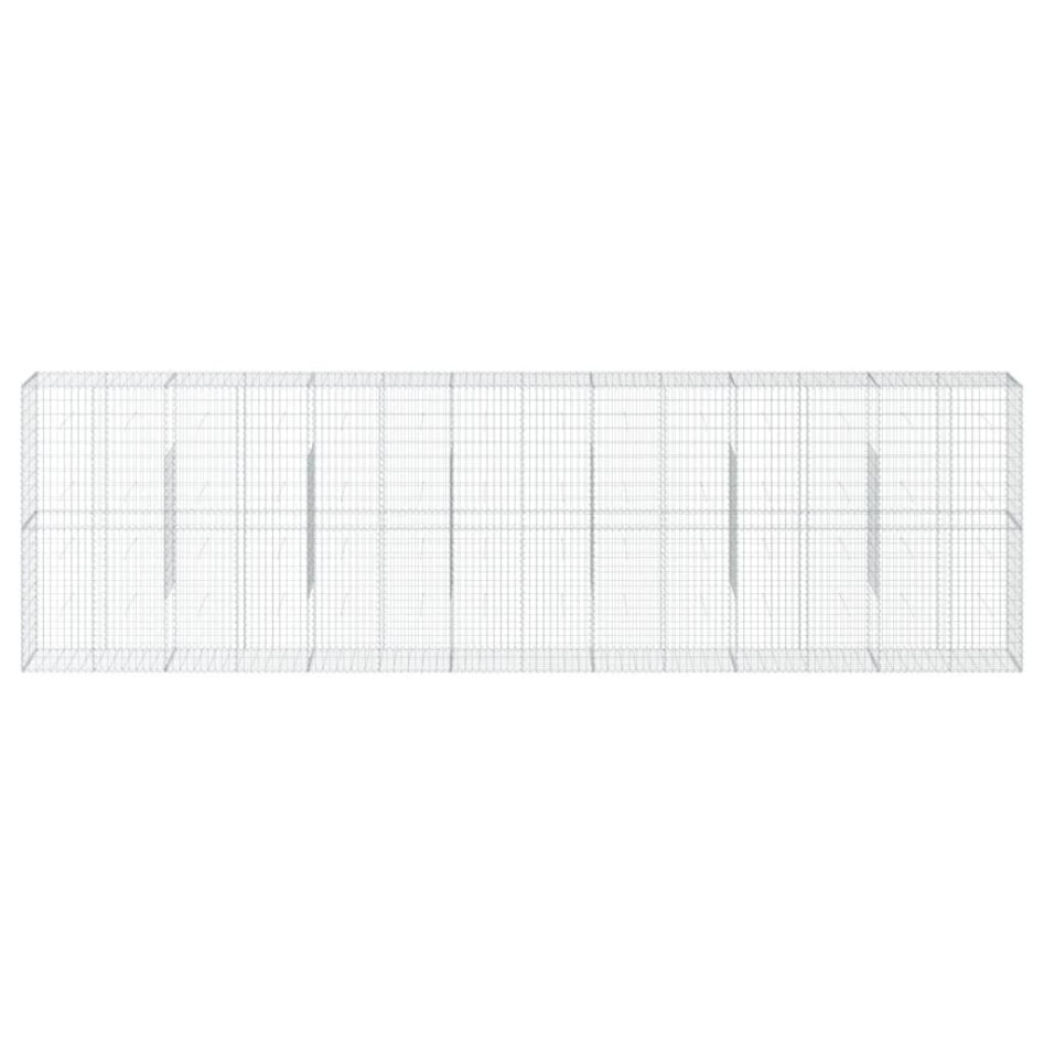 Cesta de gaviones con cubierta hierro galvanizado 700x50x200