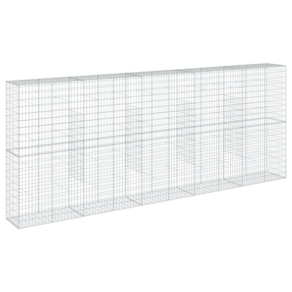 Cesta de gaviones con cubierta hierro galvanizado 500x50x200