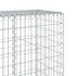 Cesta de gaviones con cubierta hierro galvanizado 500x50x200