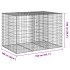 Cesta de gaviones con cubierta hierro galvanizado