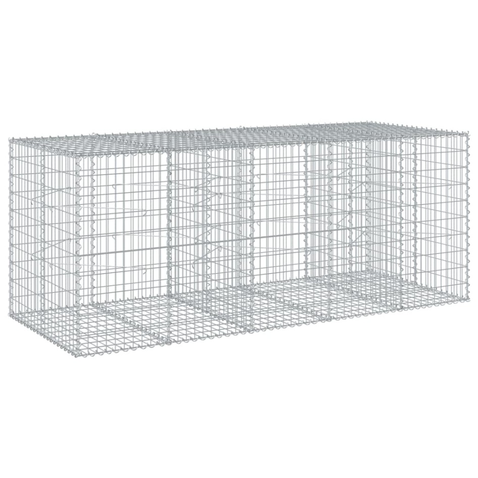 Cesta de gaviones con cubierta hierro galvanizado